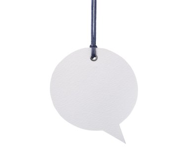Konuşma balonu asılı