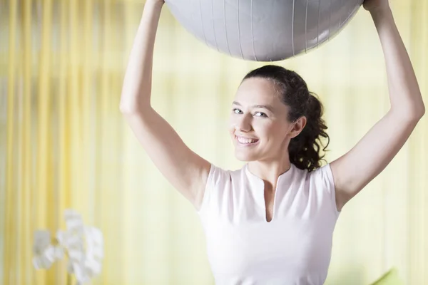 Pilates en casa —  Fotos de Stock