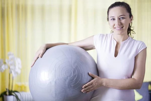 Pilates at Home — Stock Photo, Image