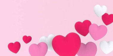Velvet Realistik 3D Hearts. Romantik Sevgililer Günü Kalbi. 3 boyutlu canlandırma. Düğün, Yıldönümü, Doğum Günü, Sevgililer Günü, Parti Davetiyeleri, Albüm Albümü.