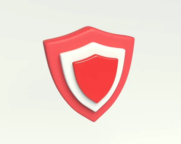 Проста Щитова Ікона Ікона Безпеки Мережі Vpn Технологія Віртуальної Приватної — стокове фото