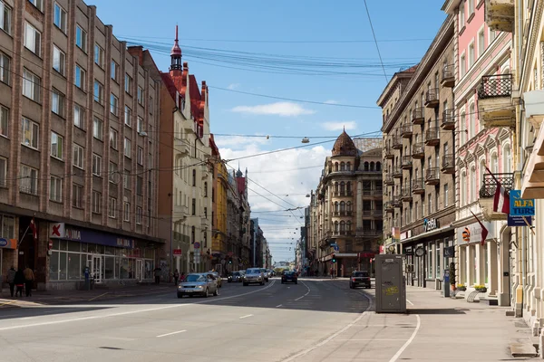 Riga (vue sur la rue ) — Photo