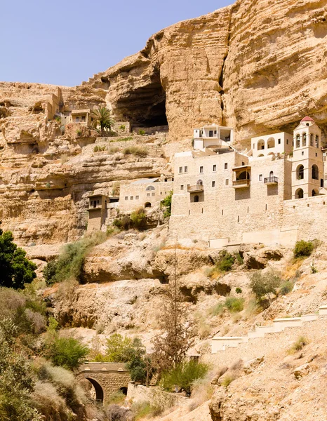 ワディ ・ Qelt の聖ジョージのギリシャ正教修道院 — ストック写真