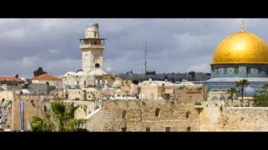 Mescid i Aksa ve Western Wall, Temple Mount, Jerusalem