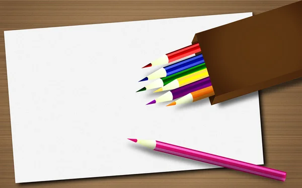 Colored pencils — Stock Photo, Image