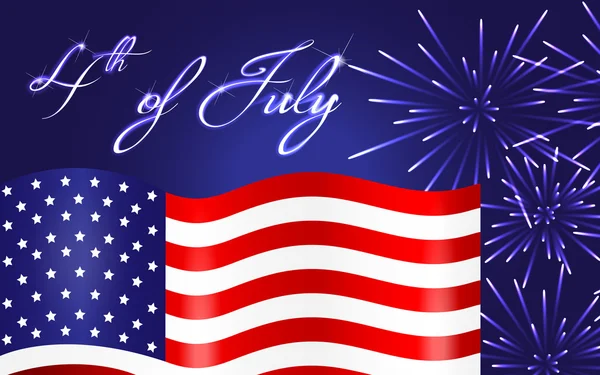 Happy Independence Day background, 4th of July — Stock Photo, Image