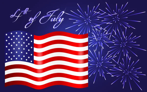 Happy Independence Day background, 4th of July — Stock Photo, Image