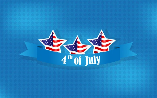 Happy Independence Day background, 4th of July — Stock Vector