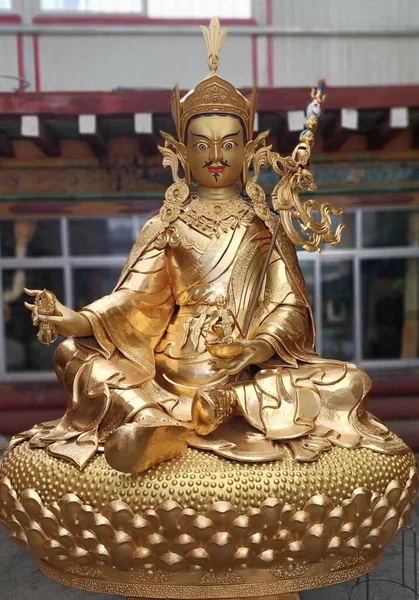 Guru Rinpoche Venerato Come Secondo Buddha Dai Seguaci Del Buddismo — Foto Stock