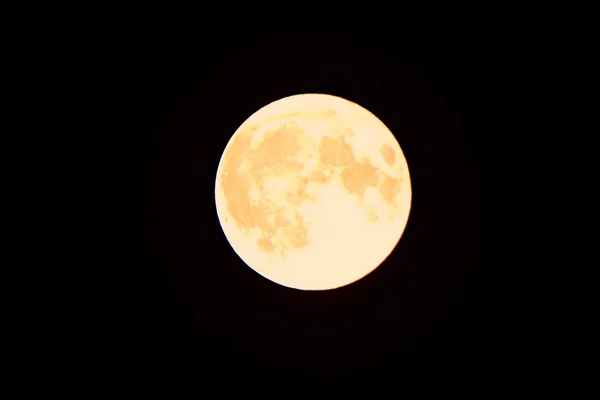 Volle Maan Nacht Van Blauwe Maan Oktober November 2020 — Stockfoto