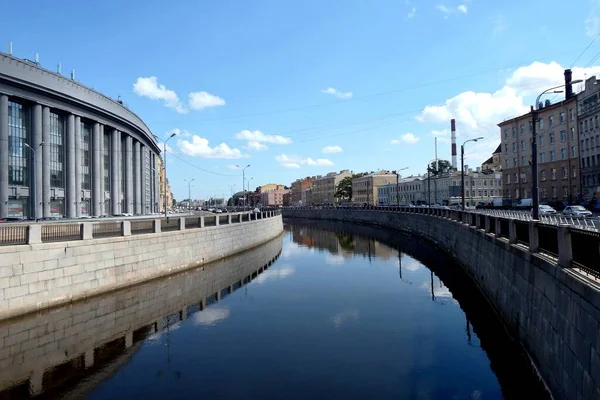 San Petersburgo Terraplén Del Canal Obvodny —  Fotos de Stock