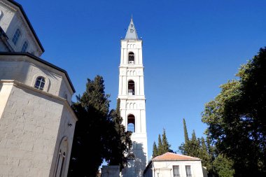 Kudüs, Yükseliş Ortodoks Manastırı 'nın çan kulesi.