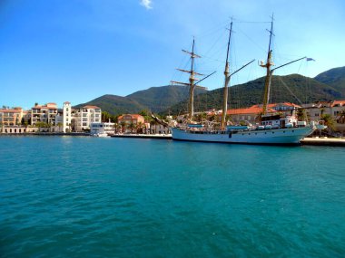 Montenegro, Tivat, sailing boat 