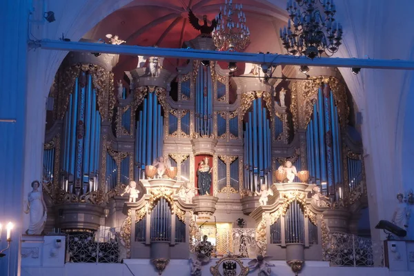 Kaliningrad Rusia Pulau Kant Katedral Desember 2020 Aula Organ — Stok Foto