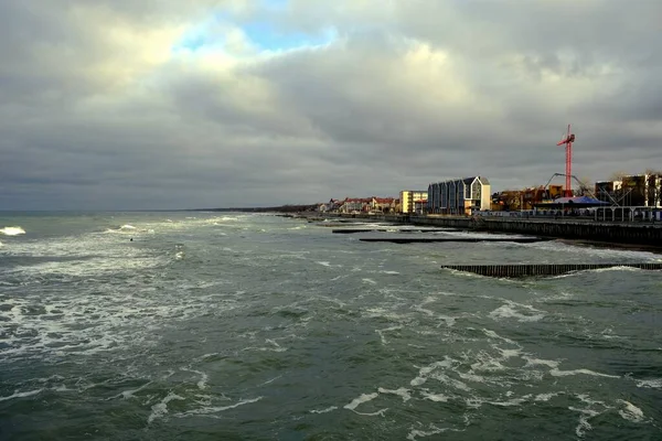 Morze Bałtyckie Miasto Zelenogradsk Obwód Kaliningradzki Rosja — Zdjęcie stockowe