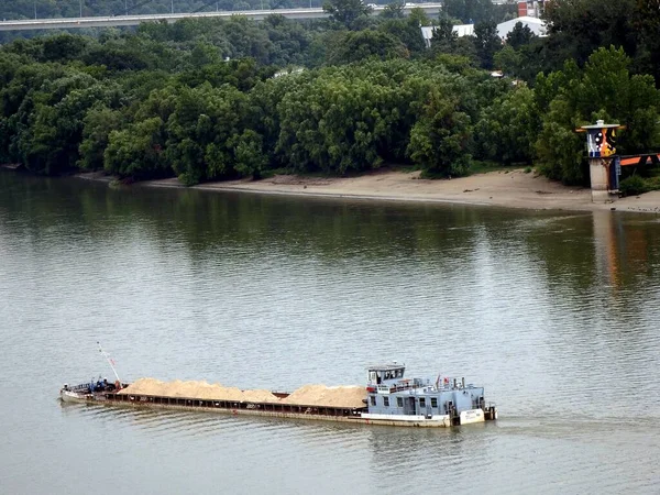 República Sérvia Cidade Novi Sad Danúbio Fortaleza Petrovaradin — Fotografia de Stock