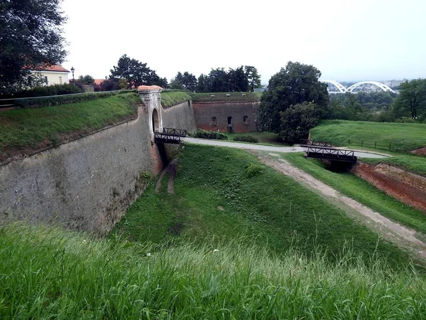 Republik Serbien Stadt Novi Sad Die Alte Österreichische Festung Petrovaradin — Stockfoto
