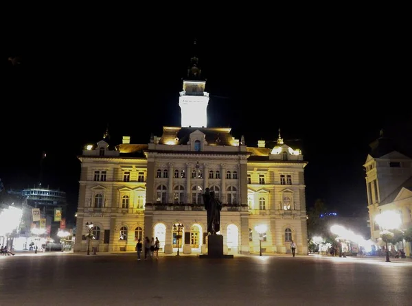República Sérvia Novi Sad Centro Cidade — Fotografia de Stock
