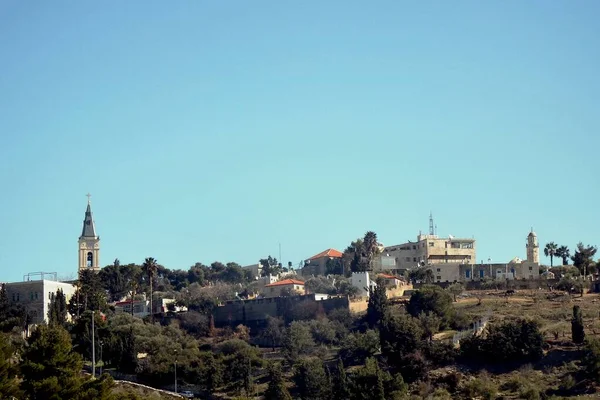 Jerusalém Monte Das Oliveiras Mosteiro Ortodoxo Ascensão Igreja Ortodoxa Russa — Fotografia de Stock