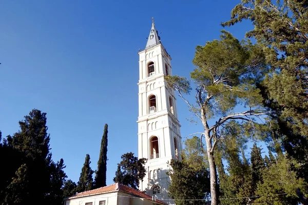 Jerusalem Ölberg Orthodoxes Himmelfahrtskloster Russisch Orthodoxe Kirche Ausland — Stockfoto