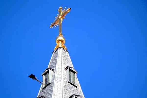 Jerusalém Monte Das Oliveiras Mosteiro Ortodoxo Ascensão Igreja Ortodoxa Russa — Fotografia de Stock