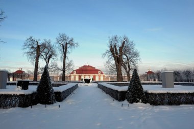 Rusya, Peterhof, Aşağı Park, Karlı kış