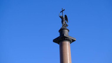 Alexander Column, Saray Meydanı, Saint Petersburg, Rusya