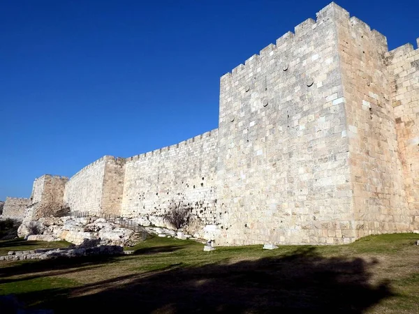 Jerusalén Los Muros Ciudad Vieja — Foto de Stock