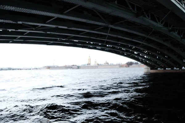 Saint Petersburg Russia Bridges Neva River — Stock Photo, Image