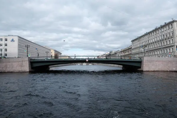 Saint Petersburg Rusya Fontanka Nehri Nisan 2021 Sonu — Stok fotoğraf