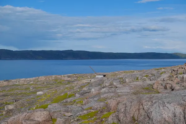 Barents Kust Nära Byn Teriberka Murmansk Ryssland — Stockfoto