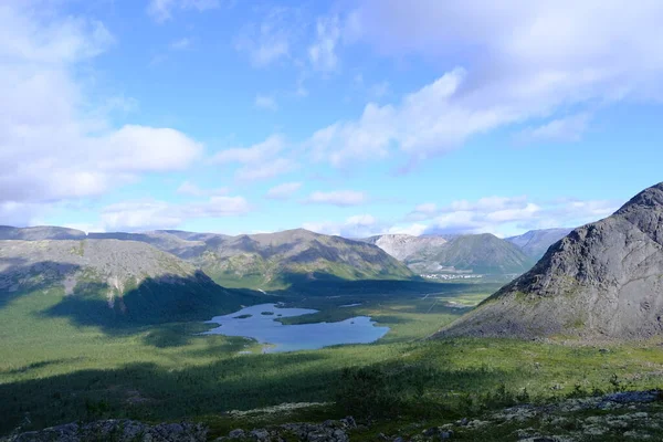 Dans Les Montagnes Khibiny Région Mourmansk Russie — Photo