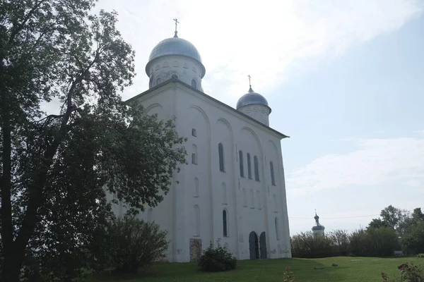 Yuriev Monastery Veliky Novgorod Russia — Stock Photo, Image