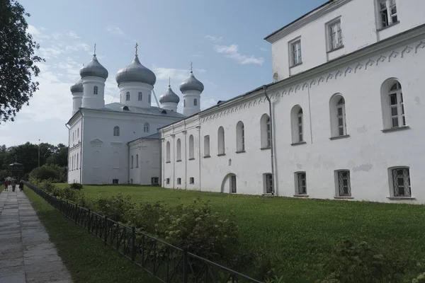 Yuriev Monastery Veliky Novgorod Russia — Stock Photo, Image