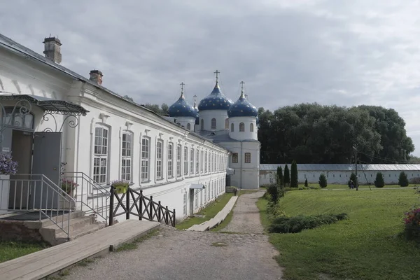 Monastère Yuriev Veliky Novgorod Russie — Photo