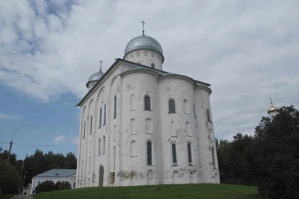 Юрьевский Монастырь Великий Новгород Россия — стоковое фото