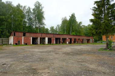 Rusya, Novgorod bölgesi, Novgorodsky bölgesi, Novoselitsy köyü, Hava Kuvvetleri eski garnizonu.