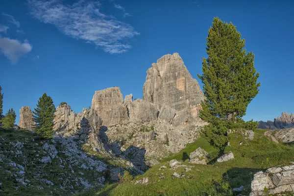 Cinque Torri mountain, Dolomites, Itália — Fotografia de Stock
