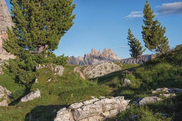 Croda da Lago bergketen, Dolomieten, Veneto, Italië — Stockfoto