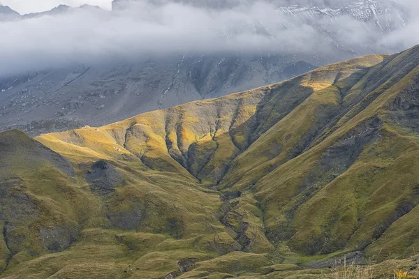 在山上，埃，阿尔卑斯山，法国自然纹理 — 图库照片