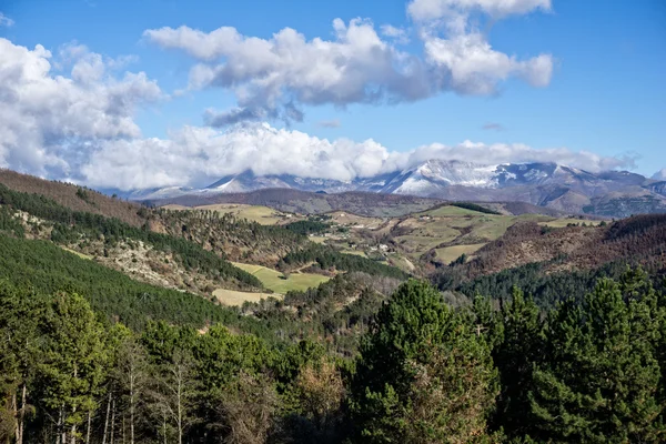 Entroterra umbro in inverno, Umbria, Italia — Foto Stock