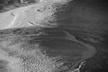 Doku tepelerde Sibillini dağlar Np, Umbria karda