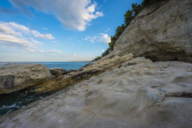 Buzlu deniz, Conero Np, Marche, İtalya