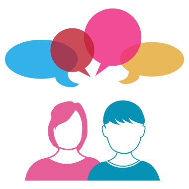 Erkek ve kadın fikir paylaşımı