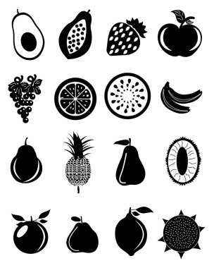 meyve simgeler kümesi