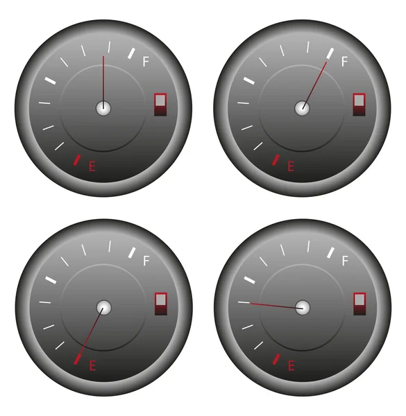 Speed meters — Stock Vector