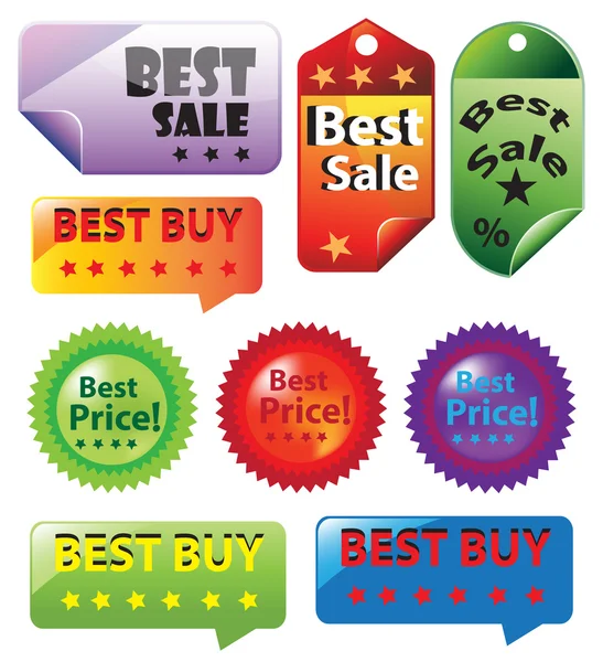 Sale Tags — Stock Vector