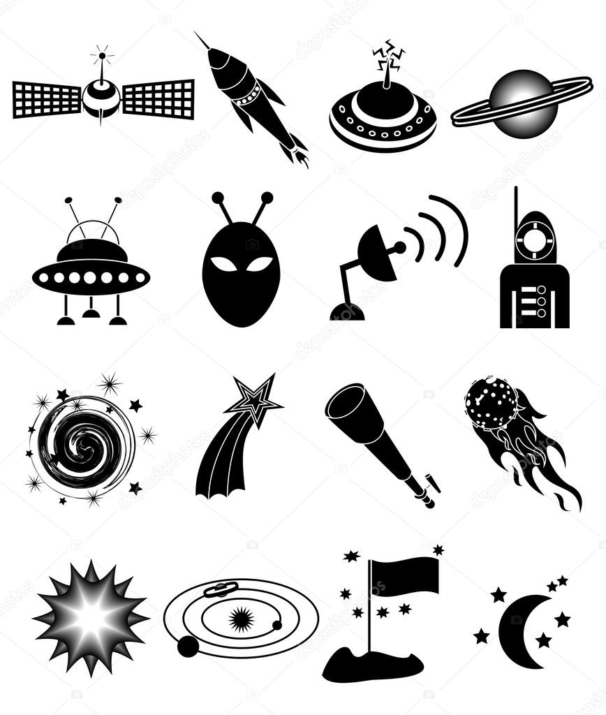 Space icons Set