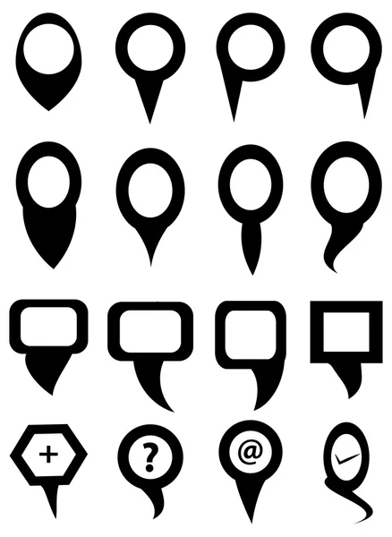 Navigation pointers Icons — Stock Vector