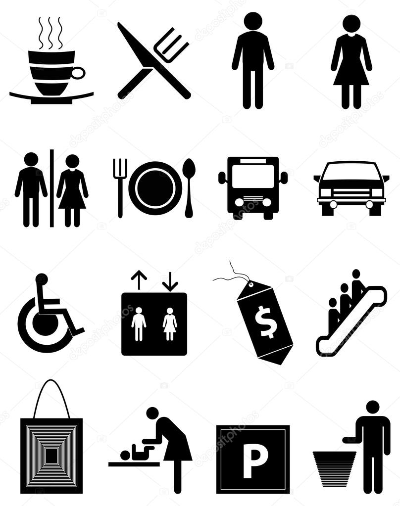 Cafe And Restaurant Icons Set